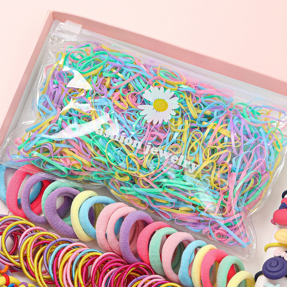 Set 1221 Dây Buộc Tóc Xinh Xắn Dành Cho Bé Gái