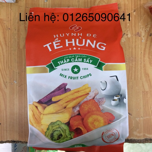 Trái cây sấy 500gram mẫu mã mới Huynh Đệ Tề Hùng | BigBuy360 - bigbuy360.vn