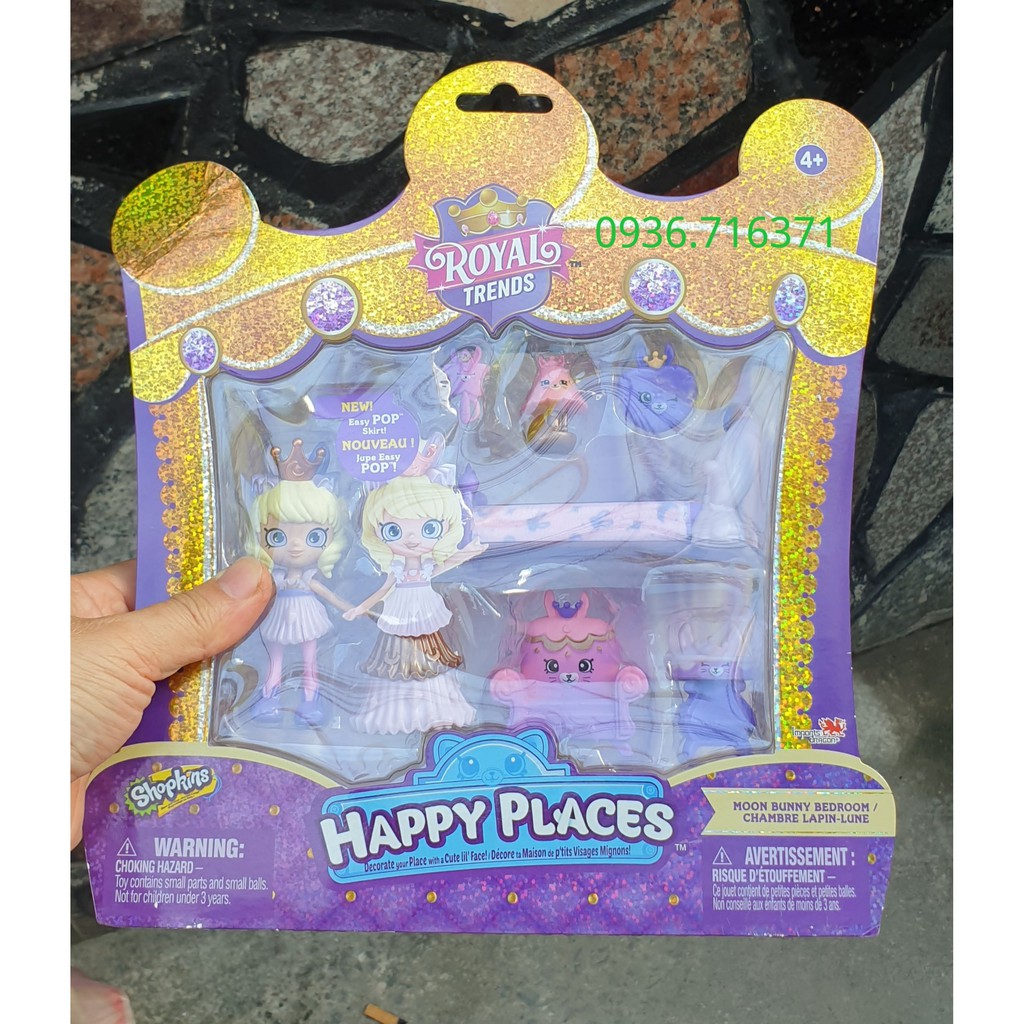 Hộp đồ chơi Búp bê Shopkins Happy Places