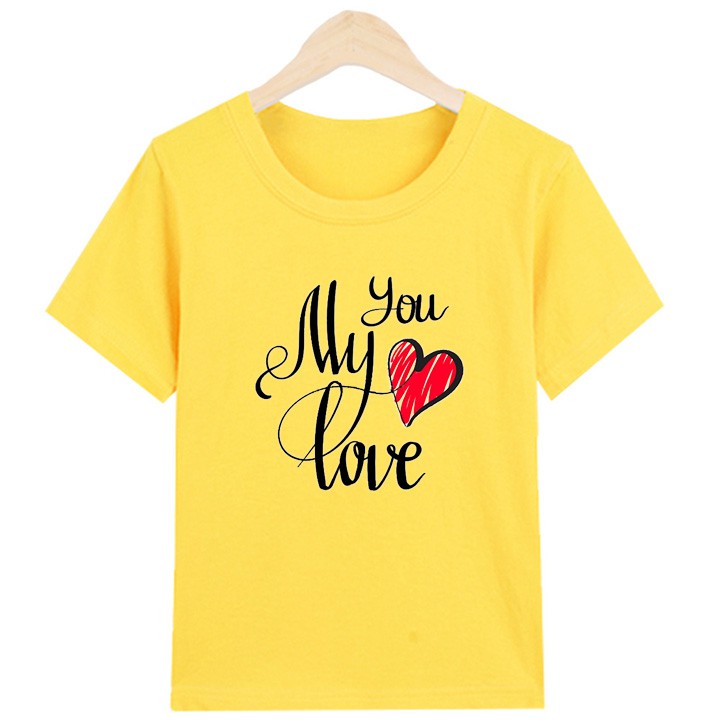 Áo thun nữ tay ngắn in chữ You my love siêu dễ thương ATNK 1083 | BigBuy360 - bigbuy360.vn