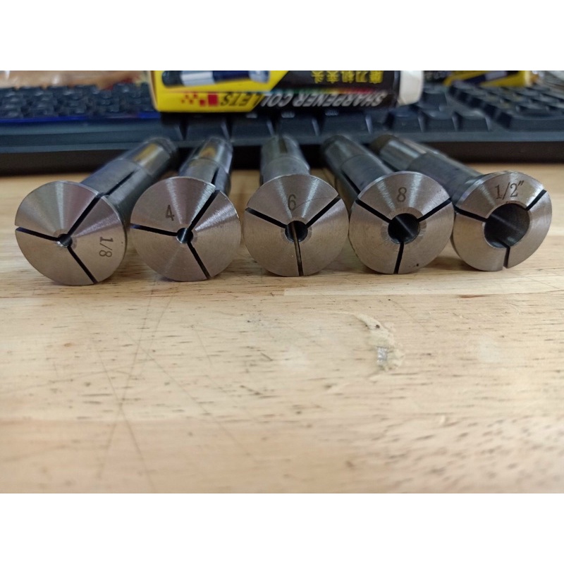 Colet kẹp dao máy mài phi 3.175-4-6-8-10-12.7-16