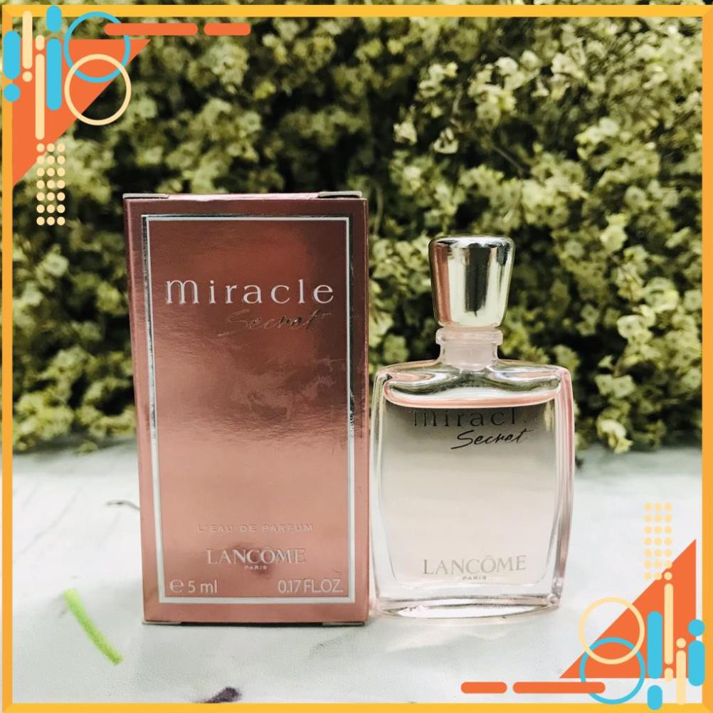 [Chính hãng] [Giá Rẻ Số 1] [Nhẹ Nhàng Tinh Tế][Nước Hoa Mini Nữ Chính Hãng Lancome Miracle Secret EDP 5ml