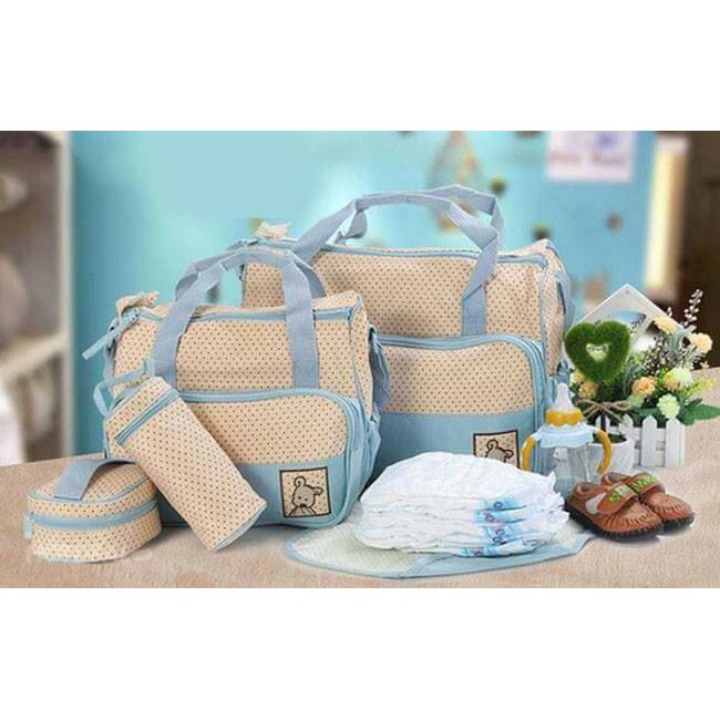 Túi đựng đồ cho mẹ và bé mummy 5 chi tiết