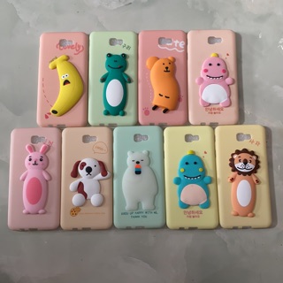 SAMSUNG GALAXY J7 PRIME - Ốp lưng nhự dẻo đính hình thú cực đẹp