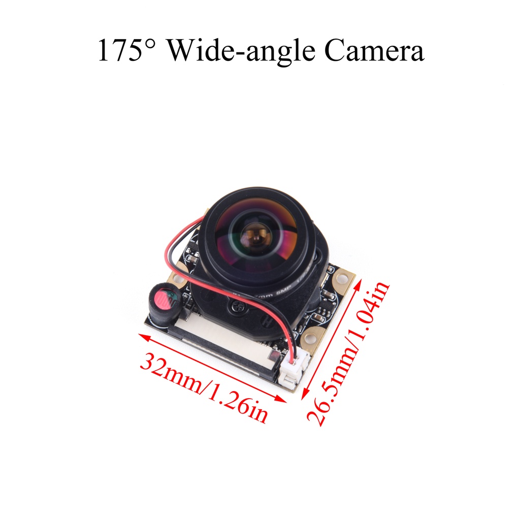 Mô-đun Camera quan sát ngày / đêm Raspberry Pi 65°/75°/130°/175° Webcam 5MP có cảm biến Đèn hồng ngoại cho Raspberry Pi 4B / 3B + / 3B Zero W | BigBuy360 - bigbuy360.vn