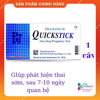 Que Thử Thai Quickstick-Giúp phát hiện thai sớm, chính xác đến 99%