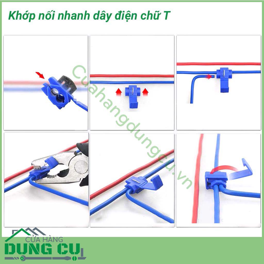 Set 65 khớp nối nhanh dây điện