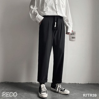 Quần vải nam nữ Hàn Quốc dáng rộng Trousers Loose R7TR39