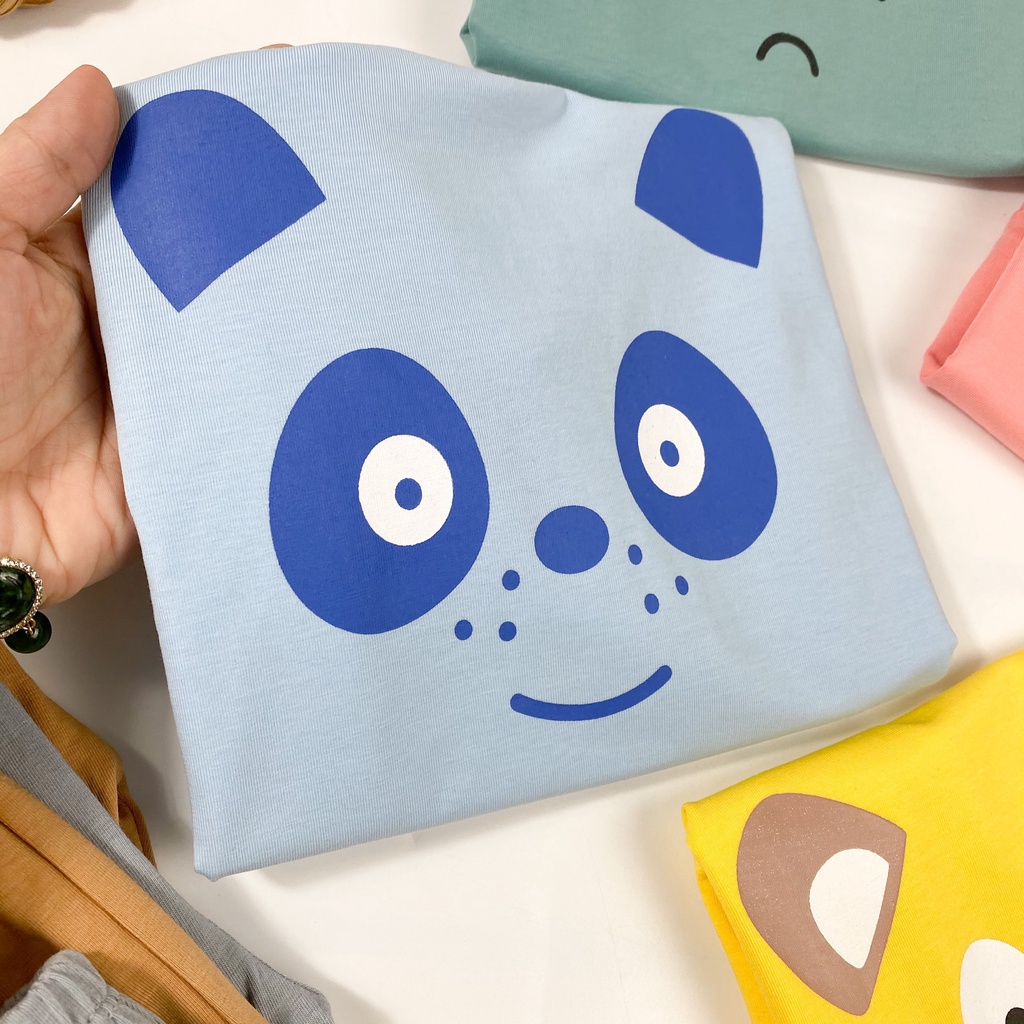 [SZ ĐẠI] Bộ Quần Áo Bé Gái, Bé Trai Minky Mom Vải Cotton Hoạ Tiết 3D Mèo Con, Bộ Dài Tay Cho Bé Mặc Nhà MKMTD2239