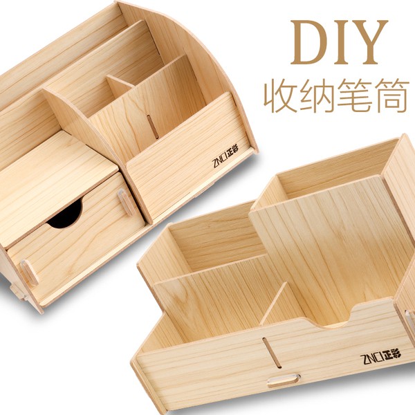 Giá Đỡ Bút Để Bàn Bằng Gỗ Đa Năng Phong Cách Hàn Quốc Thời Trang Tiện Dụng Cho Văn Phòng