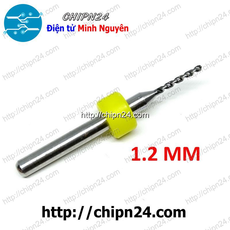 [2 CÂY] Mũi khoan mạch in CNC 1.2mm