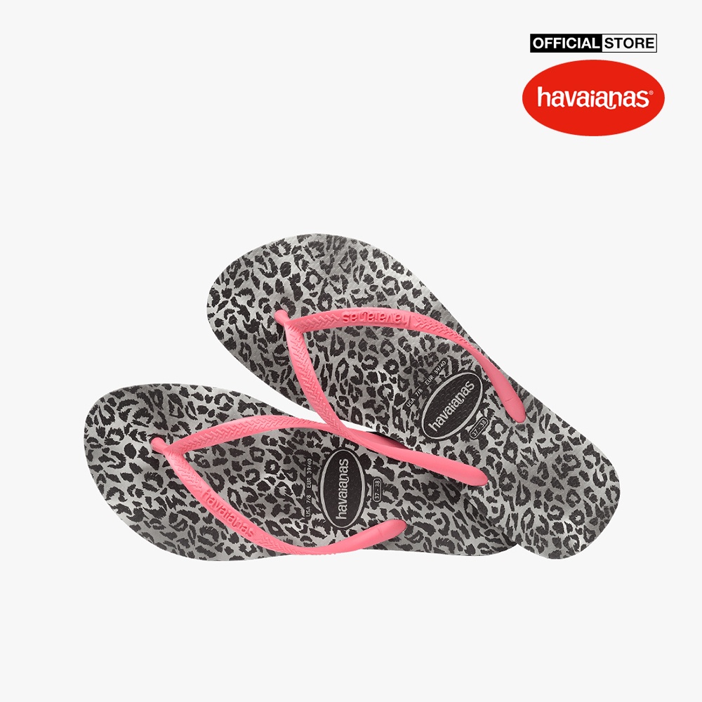 HAVAIANAS - Dép nữ Slim Leopard 4145480-0090