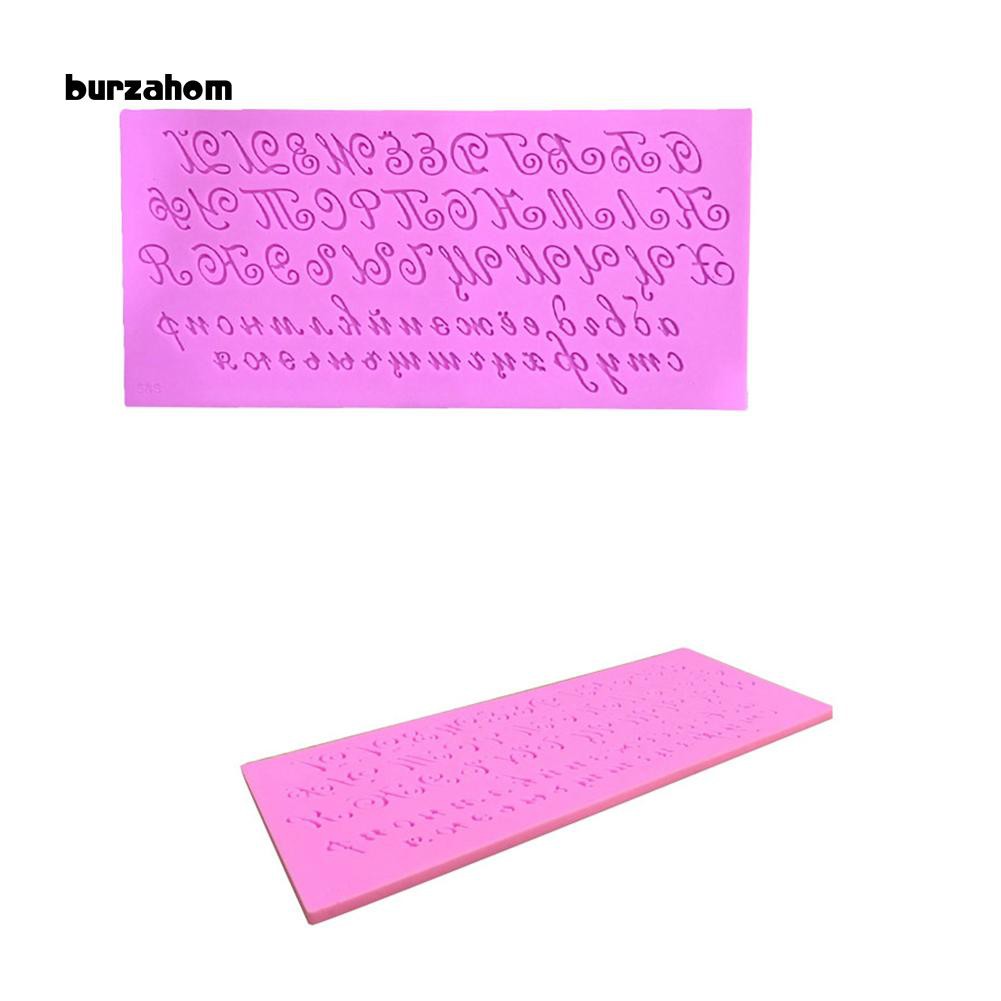 Khuôn làm bánh kẹo fondant hình chữ cái đẹp mắt