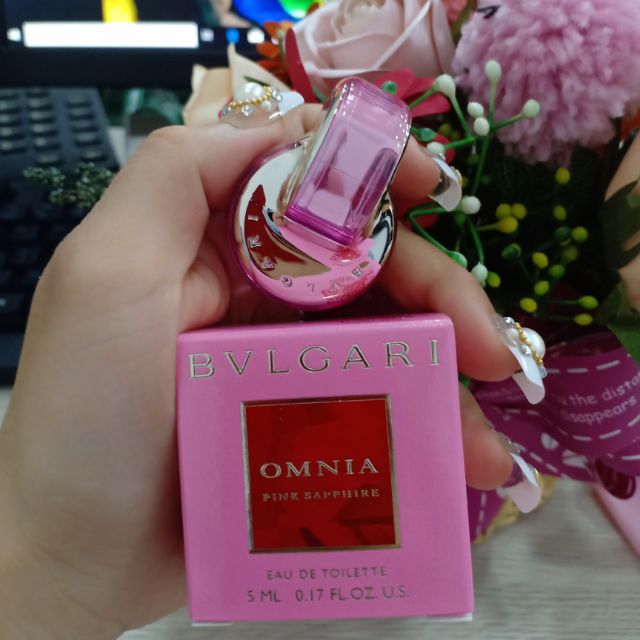 Nước hoa BVLGARI Omnia Pink Sapphire (EDT) 5ml Auth 💯%