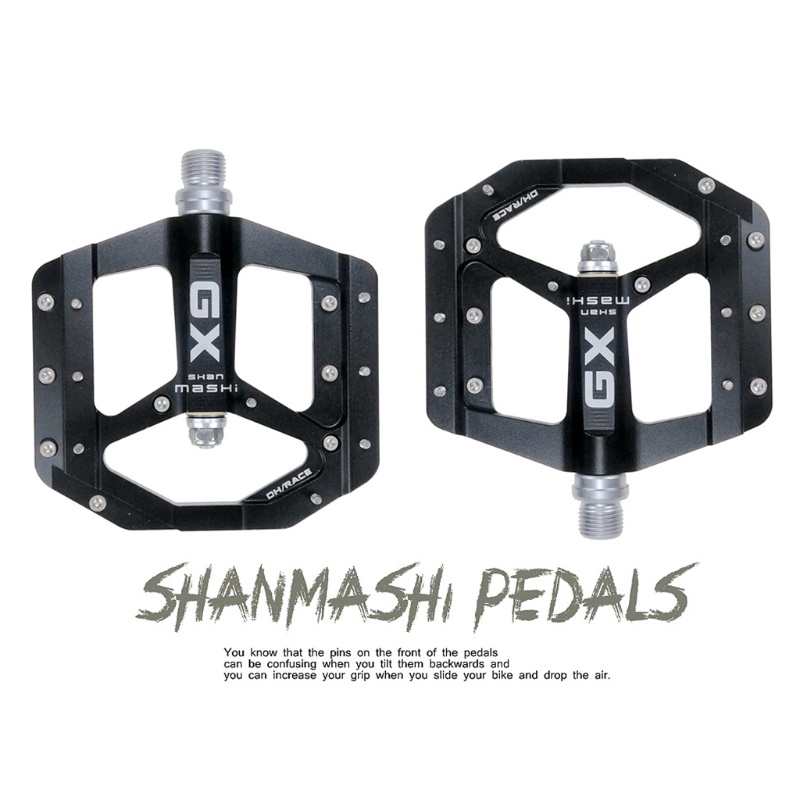 1 Cặp Bàn Đạp 3 Vòng Bi Phẳng Bằng Hợp Kim Nhôm Chống Trượt Cho Xe Đạp Leo Núi