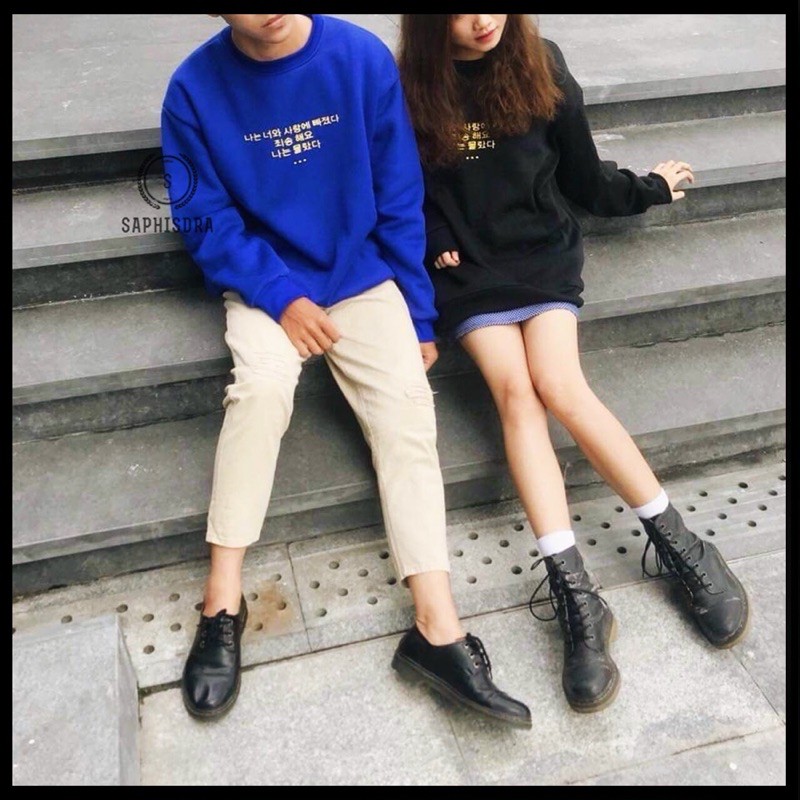 Áo Thun Dài Tay Nam Nữ Form Rộng Đẹp Áo Thun Sweater Cặp Đôi Unisex Cao Cấp - Saphisdra | BigBuy360 - bigbuy360.vn