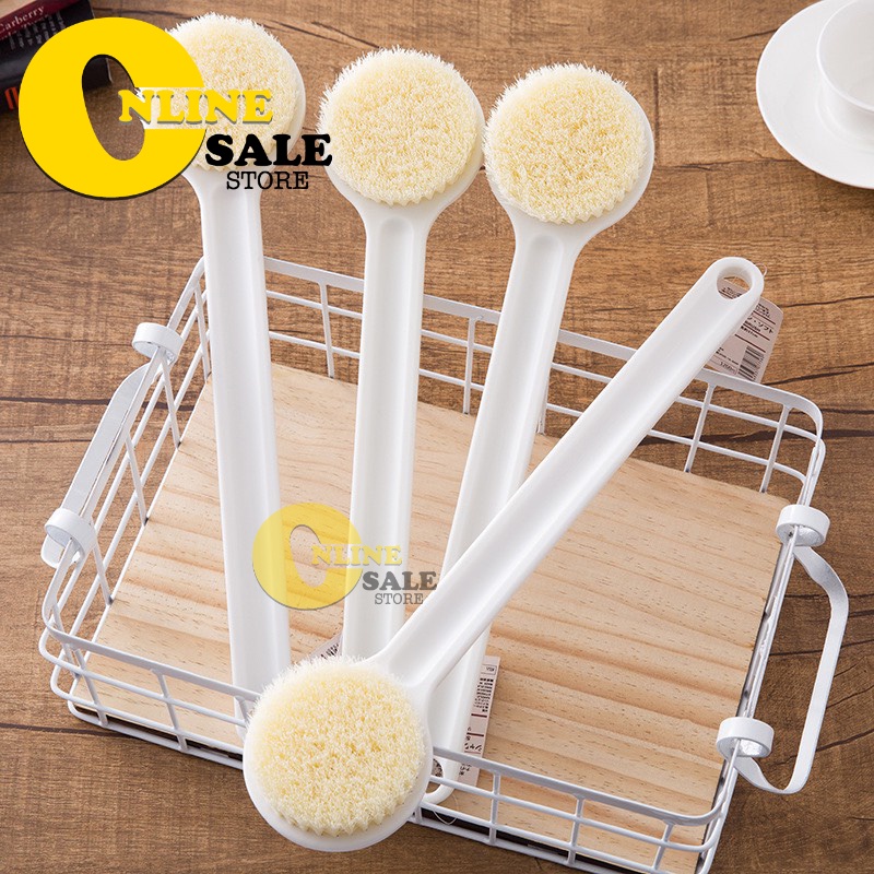 Bàn chải cọ lưng nhật bản, cây chà lưng xuất nhật size 37cm có hộp