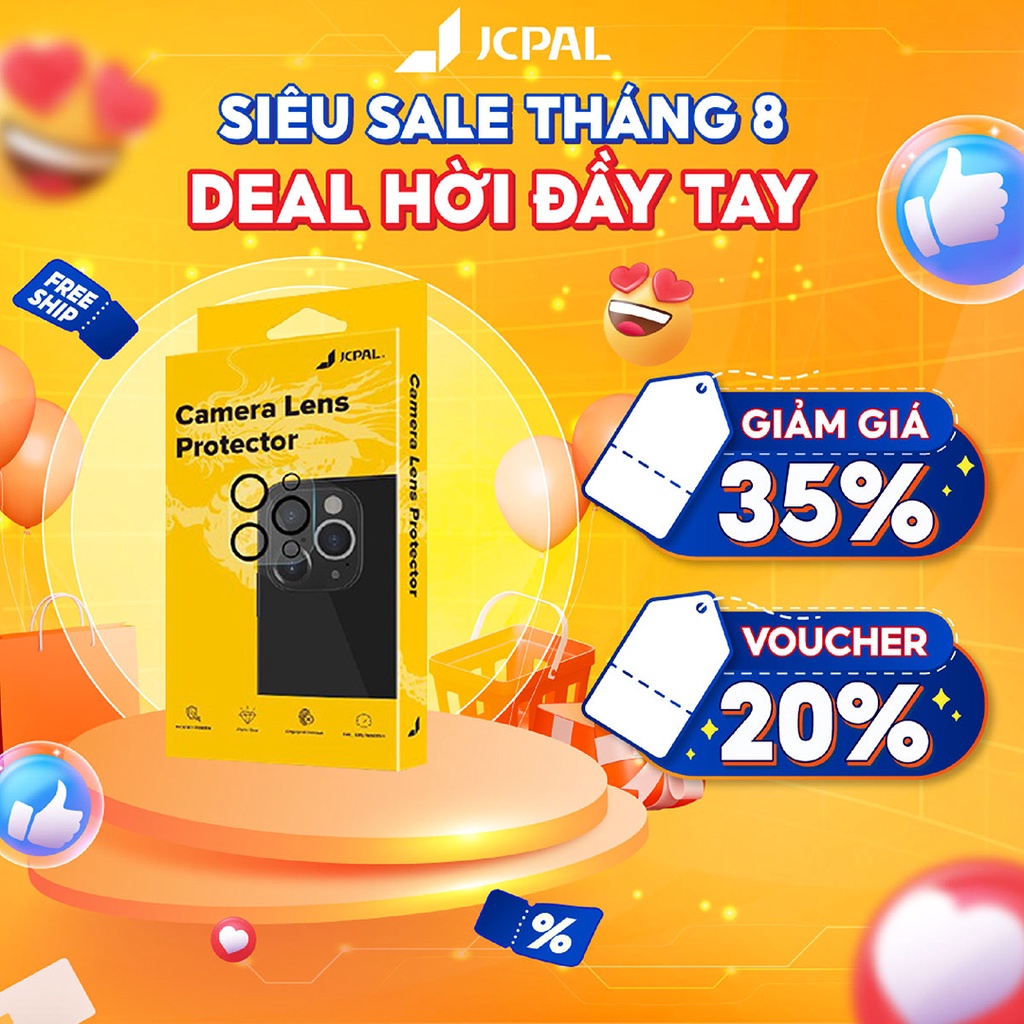 Miếng dán camera JCPAL iClara iPhone 13 | 13 Mini | 13 Pro | 13 Pro Max chống trầy xước