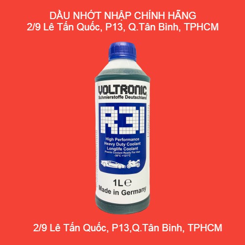 Nước Làm Mát Nhập Khẩu Đức VOLTRONIC R31 Coolant Pha Sẵn 1 L - Made in Germany