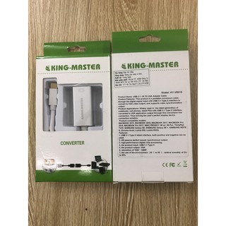 Cáp Chuyển Đổi Type-C Sang VGA Kingmaster KY-V001S