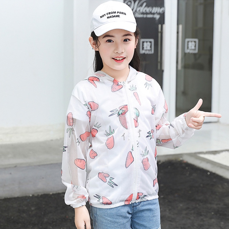 Áo Khoác Chống Nắng Thoáng Khí Thời Trang Mùa Hè Cho Bé
