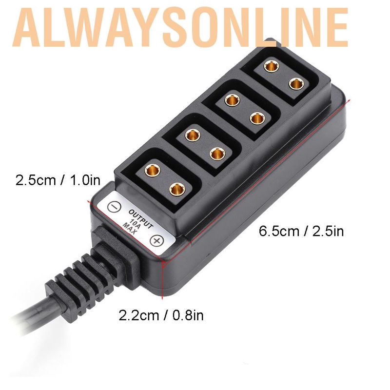 Đầu chia cổng kết nối Type D - Tap B sang 4 P-Tap