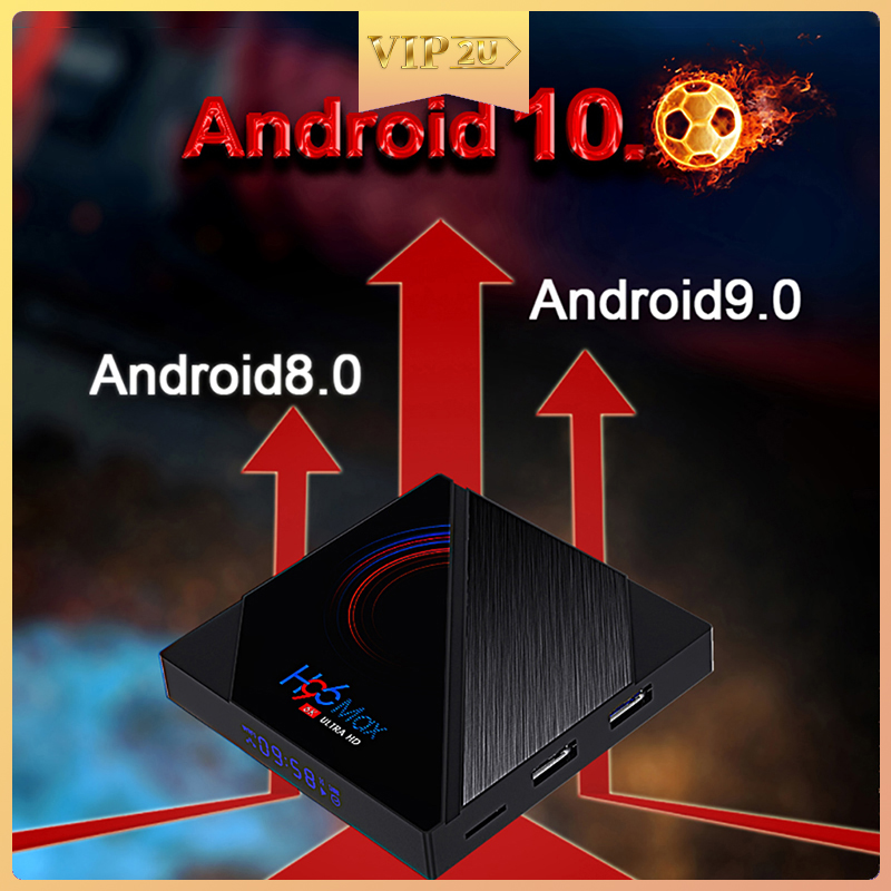 Bộ Tv Box H96 Max H616 Android 10 4g 64gb 1080p 6k Bt