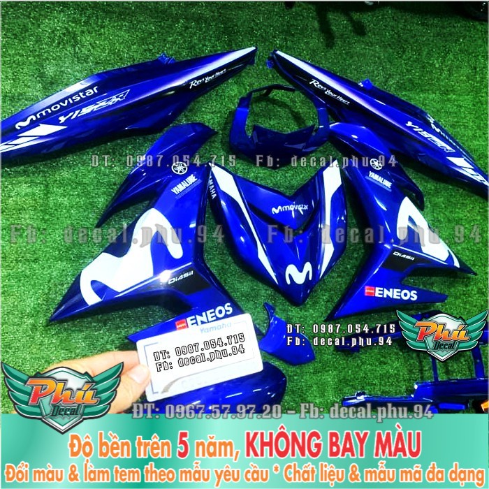 Tem rời EX 150 Movistar xanh GP 2. -1