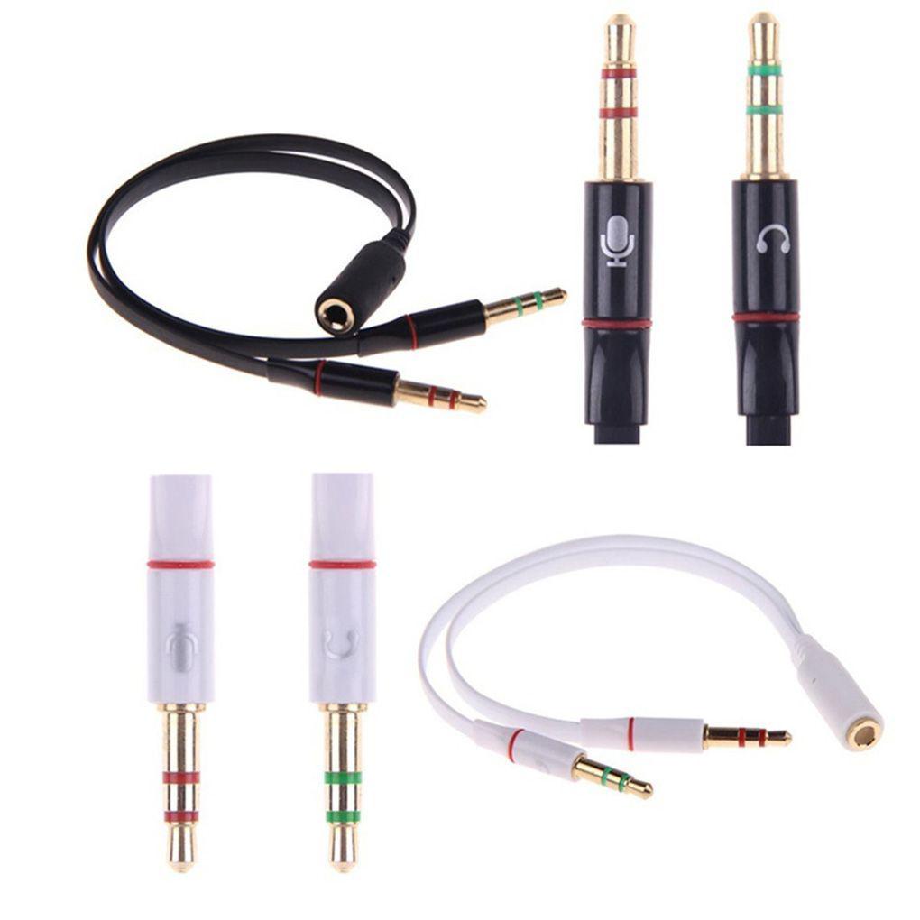 Cáp ChuyểN ĐổI Âm Thanh Chữ Y 3 5mm 2 ĐầU Sang 1 Lỗ CắM Chuyên DụNg Cho Tai Nghe
