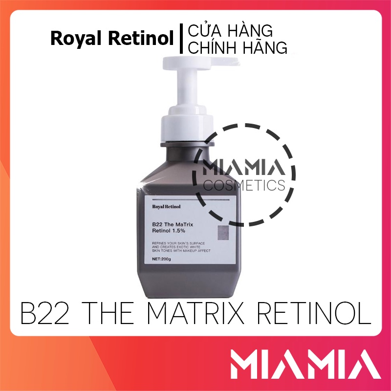 [Có Tem QR Hàng Chuẩn] Kem Body Royal Retinol B22 The Matrix Chính Hãng - Kem kích trắng da toàn thân - 6973729572599