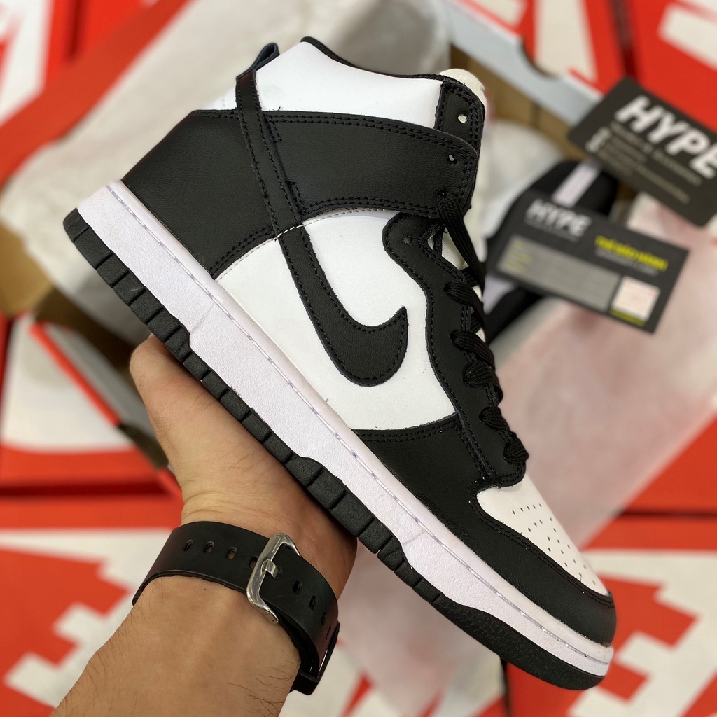 Giày sneaker Sb Dunk High Black White (Đen/Trắng) - Hype Sneaker | Bản 1:1 chuẩn.