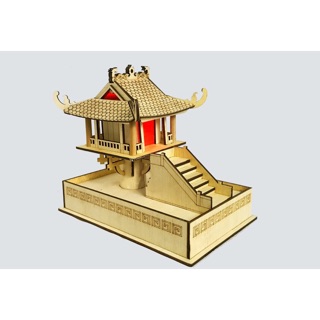 Mô hình chùa một cột ( 18 x 12 x 16cm)