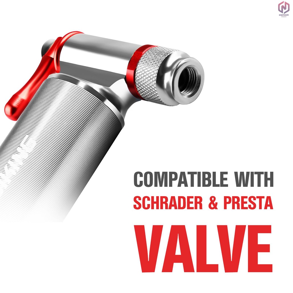 Bơm Xe Đạp Leo Núi CO2 Mini Cho Presta Và Schrader