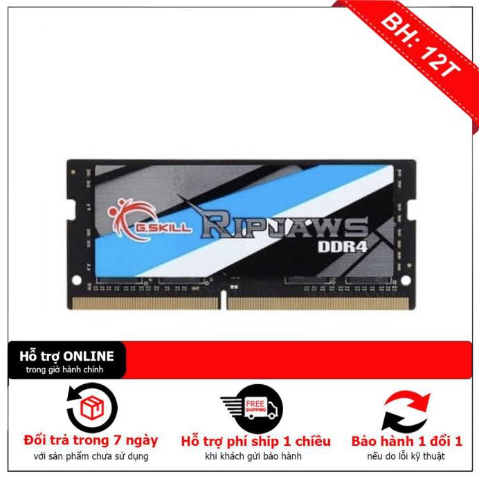 BH12TH Ram DDR4 Laptop Gskill 4G/2400 SODIMM Chính Hãng