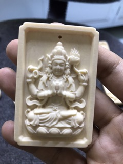 Mặt dây chuyền ngà phật quan âm
