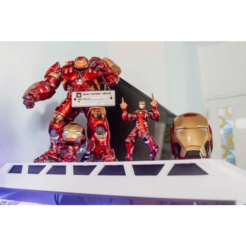 Tượng mô hình Hulkbuster bản 1.0 đúc đặc có kèm đế