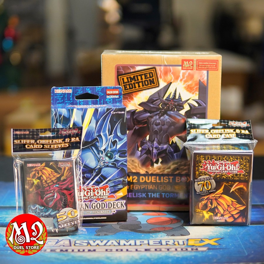 Hộp thẻ bài  Yugioh M2 DUELIST BOX Limited Edition - EGYPTIAN GOD DECK: Obelisk The Tormentor