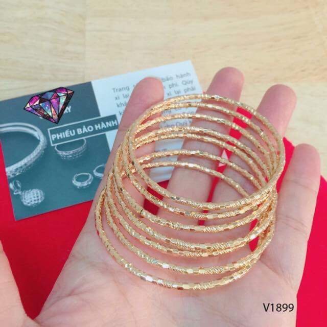 Vòng ximen mạ vàng 18k