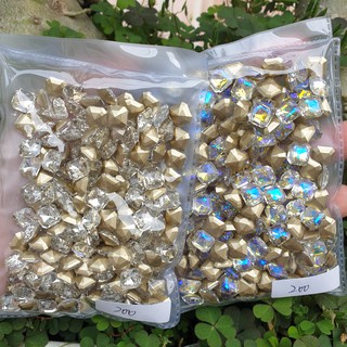 Set 4 Viên Đá khối vuông trang trí móng Siêu Sáng