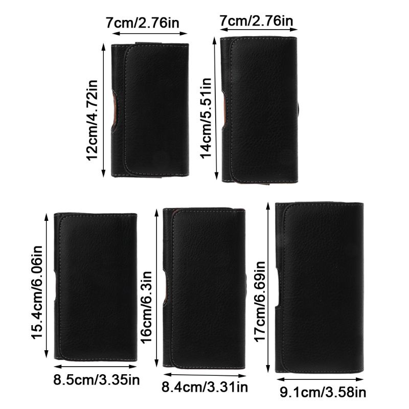 Bao Da Đeo Thắt Lưng Cho Nam Có Sẵn Các Size 6-7 Inch