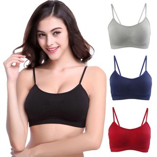 Áo ngực thể thao màu trơn kiểu dáng thời trang cho nữ