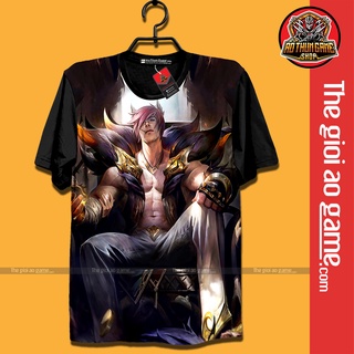 Áo LMHT , Áo Thun Liên Minh Huyền Thoại Sett Unisex Nam Nữ Tay Ngắn Forn Rộng Vải / Thegioiaogame.com