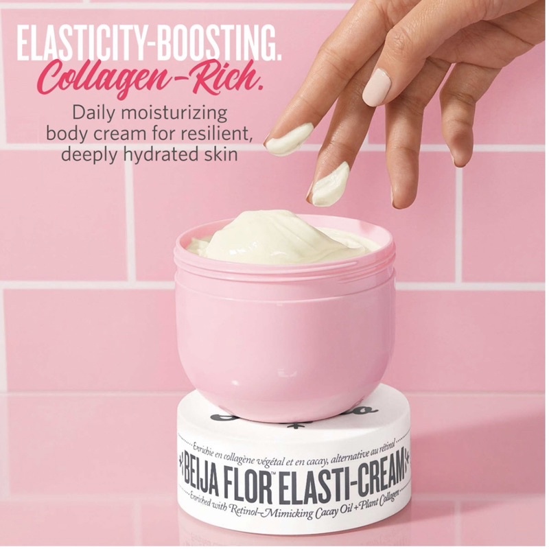 Kem dưỡng thể Sol de Janeiro Beija Flor™ Elasti-Cream with Collagen and Squalane