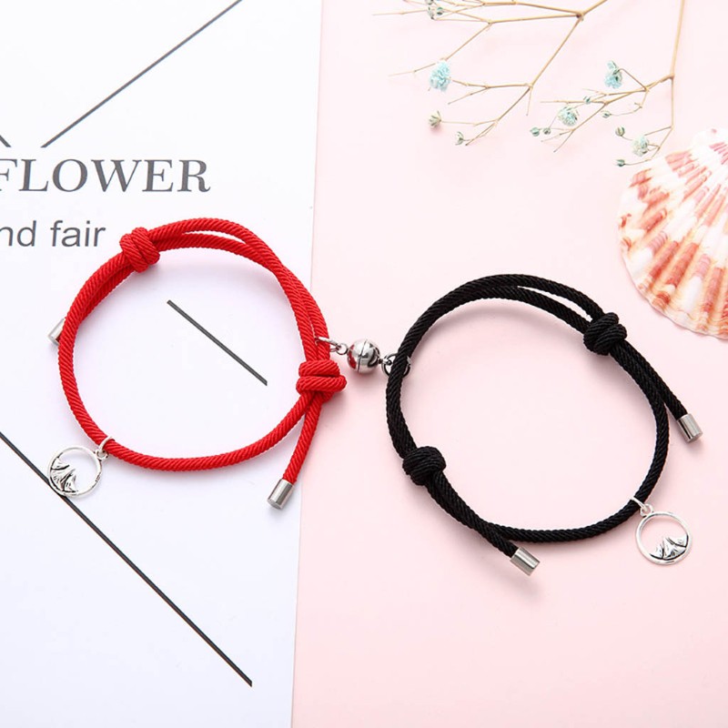 Set 2 Vòng Tay Bện Dây Cho Cặp Đôi