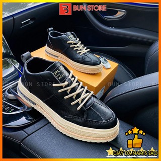 Giày Nam cao cấp Bun Store - Giày da Nam thời trang, Sneaker nam đẹp G9823D