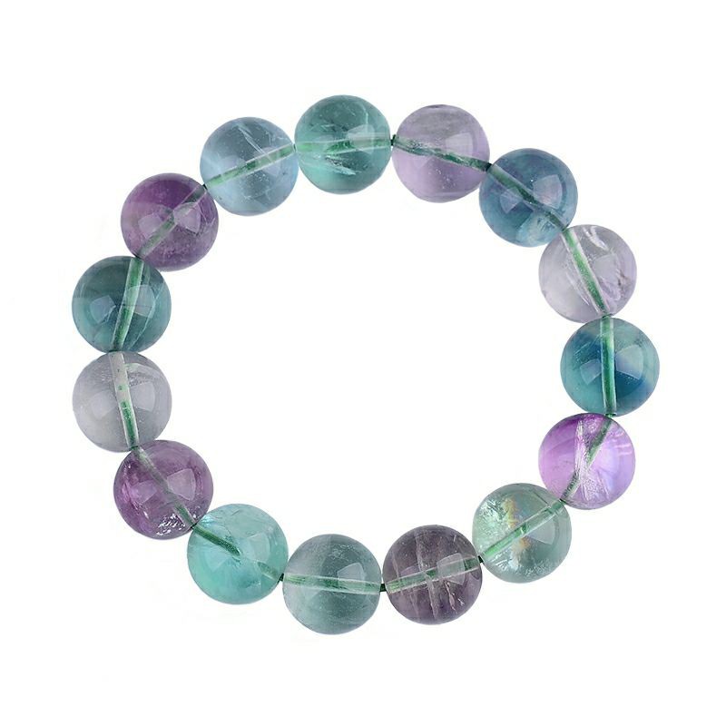 Vòng Tay Chuỗi Hạt Đá Fluorite Tự Nhiên