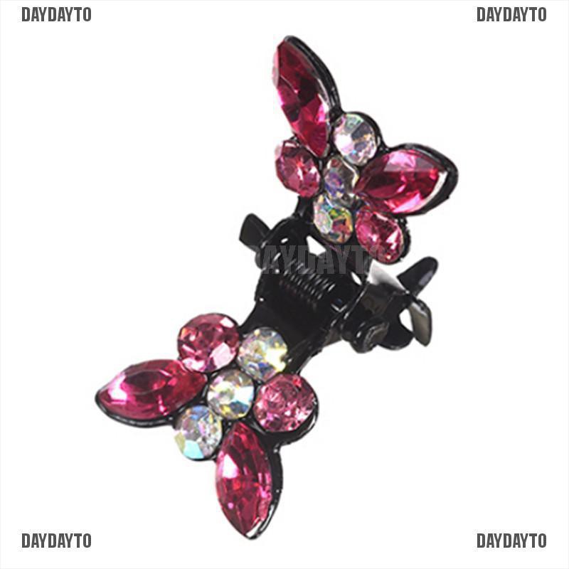 12 Kẹp bươm bướm nhựa tạo kiểu tóc cho salon