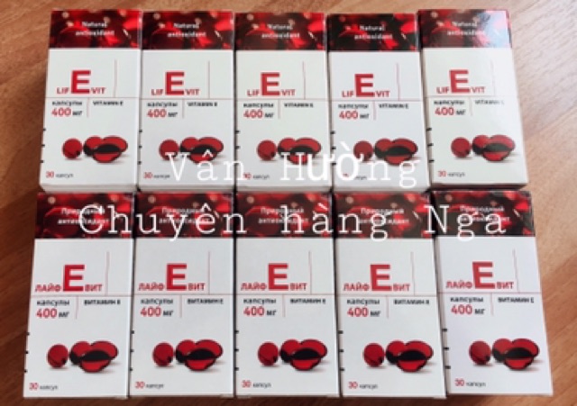 Vitamin E đỏ 400mg Nga | BigBuy360 - bigbuy360.vn