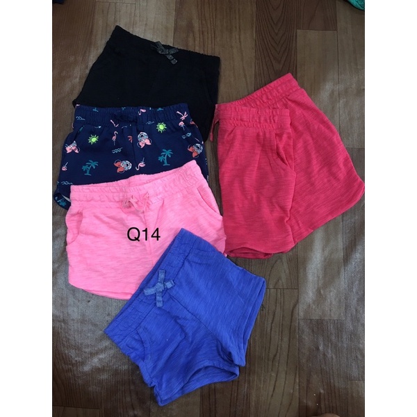 Quần short cotton bé gái dư xịn