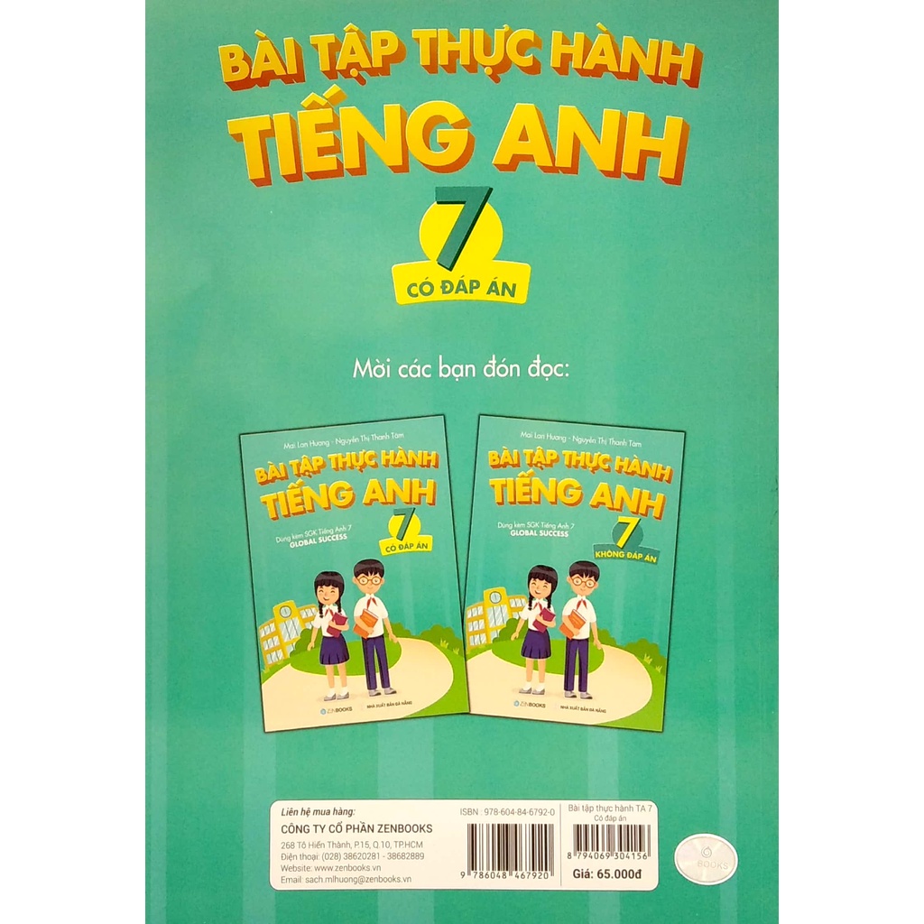 Sách Bài Tập Thực Hành Tiếng Anh 7 (Có Đáp Án) - Dùng Kèm SGK Tiếng Anh 7 Global Success (2022)